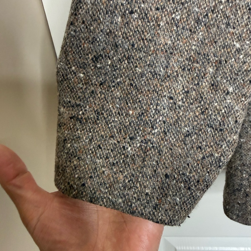 Vintage L.L. Bean Wool Tweed Blazer Jacket Size 12 USA Heritage Preppy Tailored - Picture 4 of 13